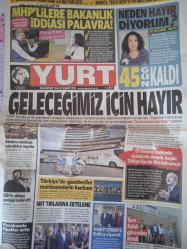 Yurt Bağımsız Halk Gazetesi,2 Mart 2017,Cumhuriyet Halk Partisi,Meltem Cumbul,İlnur Çevik,Enis Berberoğlu,Mustafa Balbay,Kemal Kılıçdaroğlu,Aziz Yıldırım,Fikret Orman,Galatasaray