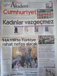 Cumhuriyet Gazetesi,8 Mart 2017,Kemal Kılıçdaroğlu,Arzu Çerkezoğlu,Devlet Bahçeli,Sinan Oğan,Kadri Gürsel,Hakan Kara,Fenerbahçe,Ricardo Quaresma,Ahmet Altan,Sezgin Tanrıkulu