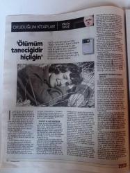 Cumhuriyet Kitap - 15 Haziran 2017 - Sayı 1426 - Küçük İskender Fotoğrafı - Ölen Sevgilimin Şiir Defteri - En Hakiki Muhalefet Özüne Dönmektir - Haruki Murakami - Onur Bilge Kula