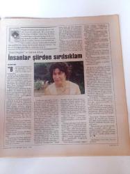 Cumhuriyet Kitap - 8 Nisan 1993 - Sayı 163 - Şükran Kurdakul Fotoğrafı -Eylül Deyişleri - Gülsüm Akyüz - İnsanlar Şiirden Sırılsıklam - Onun İnsanımızın Sesi - Kalın Mavi Bir Ses- Mehmet Başaran