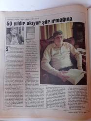 Cumhuriyet Kitap - 8 Nisan 1993 - Sayı 163 - Şükran Kurdakul Fotoğrafı -Eylül Deyişleri - Gülsüm Akyüz - İnsanlar Şiirden Sırılsıklam - Onun İnsanımızın Sesi - Kalın Mavi Bir Ses- Mehmet Başaran