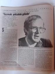 Cumhuriyet Kitap - 2 Kasım 1990- Sayı 37 - Yazmak Yolculuk Gibidir - Faslı Şair Abdellatif- Acı Ve Gülümseme - Sinek Sarayı - Babalar Senfonisi - Daktilo Konçertoları- Devlete Karşın Ozan