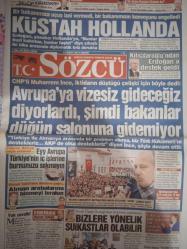 Sözcü Gazetesi,12 Mart 2017,Muharrem İnce,Kemal Kılıçdaroğlu,Recep Tayyip Erdoğan,Binali Yıldırım,Gürsel Tekin,Ümit Özdağ,Tuncay Özkan,Meral Akşener,Galatasaray,Karabükspor,Sneijder