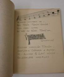 Türküm - Şair, kendi el yazısı ile şiirleri yazıp, kapağını tasarlayarak kitap haline getirmiştir