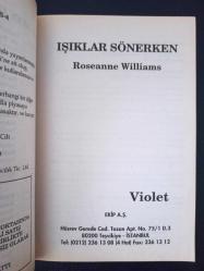 Gece Dizisi - Işıklar Sönerken - Roseanne Williams - Sayı:98 - Türkçe Kitap - HARLEQUIN YAYINCILIK -