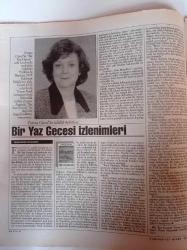 Cumhuriyet Kitap - 20 Nisan 1995 - Sayı 270 - Vedat Günyol Fotoğrafı - Bir Yaz Gecesi İzlenimleri - Buket Uzuner - Gürsel Aytaç - Cumhuriyet Çınarı - Muzaffer Buyrukçu - Sennur Sezer - Fatma Gürel