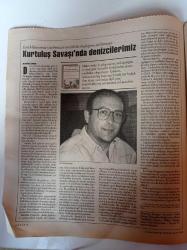Cumhuriyet Kitap - 7 Ocak 1993- Sayı 150- Akabi Hikayesi - Kurtuluş Savaşı'nda Denizcilerimiz- Erol Mütercimler - Cemal Madanoğlu- Akabi Hikayesi