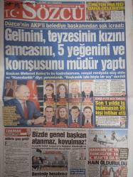 Sözcü Gazetesi,27 Mart 2017,Mehmet Keleş,Necati Yılmaz,Kemal Kılıçdaroğlu,Muharrem İnce,Gürsel Tekin,Aylin Nazlıaka,Bekir Coşkun,Volkan Demirel,Ersun Yanal,Fatih Terim,Beşiktaş