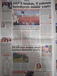 Sözcü Gazetesi,27 Mart 2017,Mehmet Keleş,Necati Yılmaz,Kemal Kılıçdaroğlu,Muharrem İnce,Gürsel Tekin,Aylin Nazlıaka,Bekir Coşkun,Volkan Demirel,Ersun Yanal,Fatih Terim,Beşiktaş