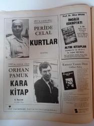 Cumhuriyet Kitap - 24 Ocak 1991 - Sayı 49 - Olivier O. Olivier Çizimi - 1980'ler Türkiyesi'nde Kadın - Seçme Şiirler - Babil Kızları - Tarih Değişimin Kaydı