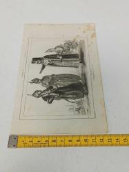 Nadir 1800'ler Orjinal Avrupa Baskısı Osmanlı Yeniçeriler Gravür