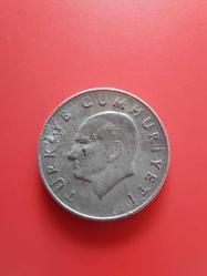 T.C. Merkez Bankası Madeni 10 Lira (1984 Yılı Üretimi) / Etial