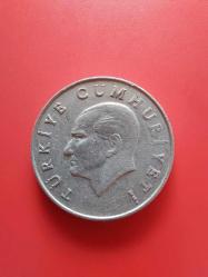 T.C. Merkez Bankası Madeni 10 Lira (1985 Yılı Üretimi) / Etial