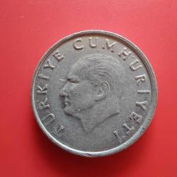 T.C. Merkez Bankası Madeni 10 Lira (1987 Yılı Üretimi) / Etial