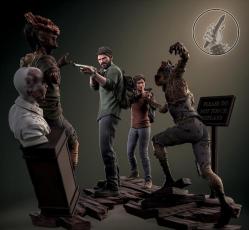 The Last of Us Diorama Joel and Ellie  - 25 cm