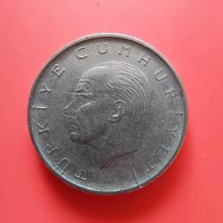 T.C. Merkez Bankası Madeni 1 Lira (1966 Yılı Üretimi) / Acmonital