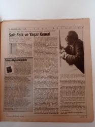 Cumhuriyet Kitap - 9 Kasım 1990 - Sayı 38 - 9. İstanbul Kitap Fuarı - En Yoksul Sahaf - Vahan Bey- Bilardo Ustası - Edip Cansever - Michel Tournier - Ballard