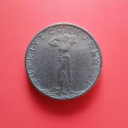 T.C. Merkez Bankası Madeni 25 Kuruş (1961 Yılı Üretimi) / Acmonital