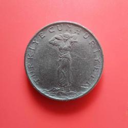 T.C. Merkez Bankası Madeni 25 Kuruş (1969 Yılı Üretimi) / Acmonital