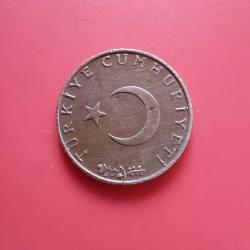 T.C. Merkez Bankası Madeni 10 Kuruş (1974 Yılı Üretimi) / Bakır - Çinko