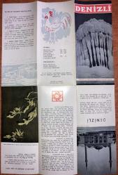 Denizli 1960'lar Turizm Broşür - İngilizce