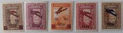 1934 SÜRŞARJLI BİRİNCİ UÇAK PULLARI MNH TAM SERİ 2024 KATALOK DEĞERİ;600.00TL BB1AA2