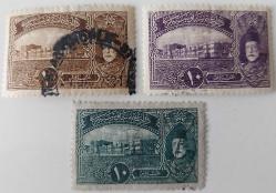 1916 DOLMABAHÇE SARAYI RESİMLİ POSTA PULLARI TAM SERİ MH KATALOK DEĞERİ;2.080.00TL 1R2BB