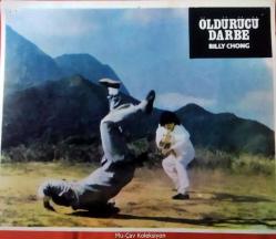 Öldürücü Darbe Filmi Lobi Kartı No:2 Lobby Cards Billy Chong 28x23 cm