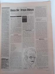 Cumhuriyet Kitap - 19 Şubat 1998- Sayı 418 - Yirmi Yıl Önce Yitirmiştik Onu Oğuz Atay Fotoğrafı - Muzaffer Uyguner - Mehmet Başaran - Erendiz Atasü - Nihat Genç - İlhan Erdost - Arda Denkel - Öner Yağcı