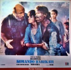 Komando Harekatı Filmi Lobi Kartı No:3 Lobby Cards Chuck Norris Braddock Film Pop Yönetmen: Aaron Norris Aki Aleong Yehuda Efroni 25x20 cm