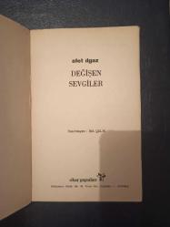 Değişen Sevgiler - Afet Ilgaz - Okar Yayınları Çocuk Kitapları - 1976 Yılı - Türkçe Kitap