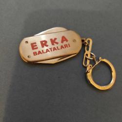 A28----ERKA BALATA ÇAKILI KURTKAYA ANAHTARLIK