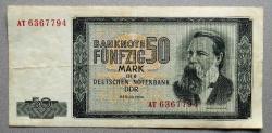 DDR/DOĞU ALMANYA=1964  50 Mark    P-24  (794)' GÖNDERİLECEK ÜRÜNDÜR!