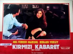 Kırmızı Kabaret Filmi Lobi Kartı No:5 Red Cabaret Lobby Cards Fuar Film Cinemascope 33x25 cm