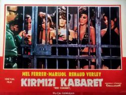 Kırmızı Kabaret Filmi Lobi Kartı No:6 Red Cabaret Lobby Cards Fuar Film Cinemascope 33x25 cm