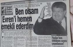 ALPARSLAN TÜRKEŞ'in ANILARI, FIRTINALI YILLAR ve TURGUT ÖZAL'IN ANILARI (1994) (Açıklamayı Okuyun)