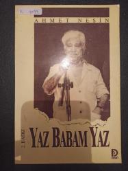 Yaz Babam Yaz - Türkçe Kitap - Ahmet Nesin -  Düşün Yayınları - 2. Baskı