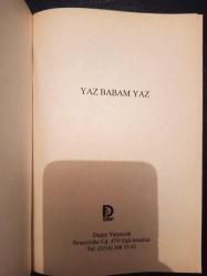 Yaz Babam Yaz - Türkçe Kitap - Ahmet Nesin -  Düşün Yayınları - 2. Baskı