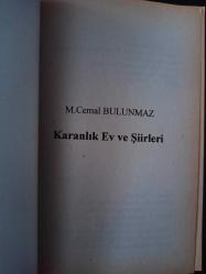 Karanlık Ev Ve Şiirleri - Türkçe Kitap - M. Cemal Bulunmaz - Şiirler -