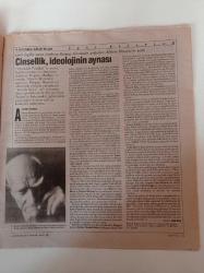 Cumhuriyet Kitap - 9 Kasım 1990- Sayı 38 - 9. İstanbul Kitap Fuarı - Ölü Demokrasinin Yazarı - Edip Cansever -- Bir Cihangir Düşü - Rıfat Ilgaz - Cinsellik İdeolojinin Aynası