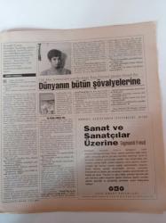 Cumhuriyet Kitap - 6 Temmuz 1995 - Sayı 281 - Tuğrul Tanyol Fotoğrafı - Türk Kambiyo Sistemi - Cumhuriyet Çınarı - Mustafa Kemal Atatürk - Anadolu Ve Rumeli Ulusal Hakları Savunma Derneği -Şiir Yazamadığım Gün İntihar Edebilirim - Cahit Külebi - Melih Cevdet Anday - Cumhuriyet Çınarı - Mustafa Kutlu