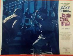Battle Creek Brawl Filmi Lobi Kartı No:2 Lobby Cards Jackie Chan Jose Ferrer Robert Clouse Fred Weintraub Lalo Schifrin 24x17 cm