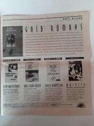 Cumhuriyet Kitap - 20 Nisan 1995 - Sayı 270 - Vedat Günyol Fotoğrafı -  Macbeth- Gaib Romans - Aşkım Bana Resimaltı- Memur-Bir Yaz Gecesi İzlenimleri - Buket Uzuner - Gürsel Aytaç - Cumhuriyet Çınarı - Muzaffer Buyrukçu - Sennur Sezer - Fatma Gürel