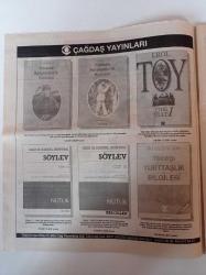 Cumhuriyet Kitap - 27 Nisan 1995 - Sayı 271 - Ali Cengizkan Fotoğrafı - Ceyhun Atuf Kansu Şiir Ödülünü Alan Ali Cengizkan- Sistem Karşıtı Hareketler- Borges - Kum Kitabı - Hopkins-Şiir Var Oluşumuzun Bir Parçası - Attila İlhan - Cevdet Kudret