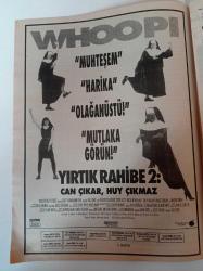 Sinema Gazetesi - 9 Nisan 1994 - Sayı 32 - Uluslararası İstanbul Film Festivali - Nurseli İdiz Fotoğrafı - Kız Kulesi Aşıkları - Julia Roberts - Denzel Washington - Yırtık Rahibe 2 - 1993 Antrakt Sinema Yıllığı