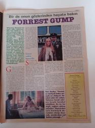 Sinema Gazetesi - 12 Kasım 1994- Sayı 63- Tom Hanks Fotoğrafı - Robin Wright - Forrest Gump- - Sylvester Stallone -Sharon Stone -Yengeç Sepeti - Susan Sarandon - Bridget Fonda
