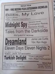 Sinema Gazetesi - 17 23 Ağustos - Asılacak Kadın - Zümrüt Ormanı - Müjde Ar Fotoğrafı - My Love - Midnight Spy- Türk Lokumu -Sezonun İlk Okunu Patrick Bergin Atıyor - Bakırköy İncirli Yeniden - Adile Naşit Kültür Ve Sanat Merkezi - Şişli Kent- Hakan Algül - Çingeneler Zamanı