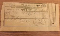 İZMİR VİLAYETİ, BERGAMA KAZASI - TAHSİLDAR TARAFINDAN TAHSİL OLUNAN VERGİLERE MAHSUS MAKBUZDUR - 1934 TARİHLİ