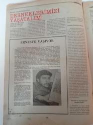 Demokrat Arkadaş Dergisi - Kasım 1988- Sayı 7 - Devrimci Gençlik Hareketi İçin Derneklerimizi Yaşatalım - Devrimci Sınıf Mücadelesi Ve Örgütlenme - Emperyalizme Teslim Olacak Mıyız