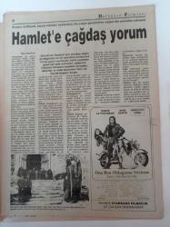 Sinema Gazetesi - 2 Kasım 8 Kasım - Seyirci Rekoru - Terminator 2 - Şehirli Züppeler - Hamlet - Piano Piano Bacaksız - Ömer Kavur - Gizli Yüz - Zuhal Olcay